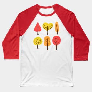 Colorful autumn trees Baseball T-Shirt